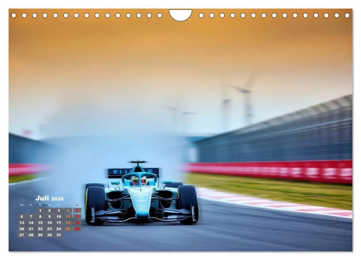 Bild: 9783516669954 | Formel E, Strom, Speed und Sieg (Wandkalender 2026 DIN A4 quer),...