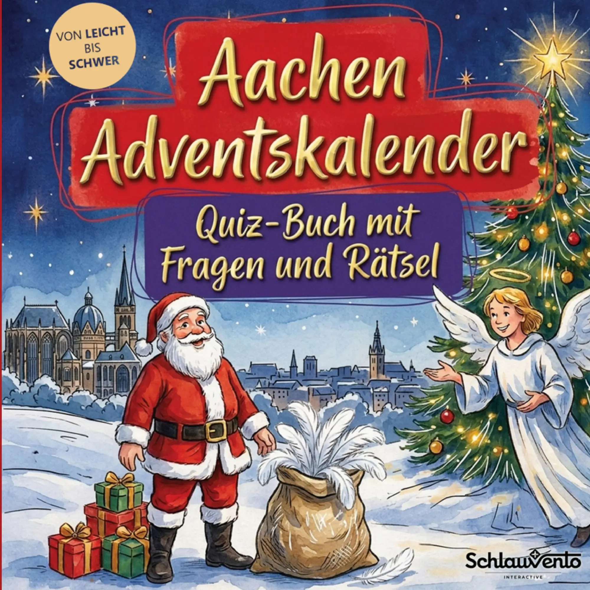 Cover: 9783693199954 | Aachen-Adventskalender: Quiz-Buch mit Fragen und Rätsel | Interactive