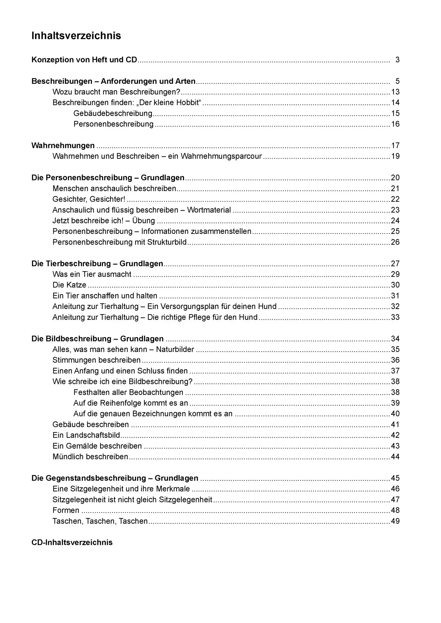 Bild: 9783932609954 | Beschreiben 1 | Cornelia Zenner (u. a.) | Broschüre | 48 S. | Deutsch