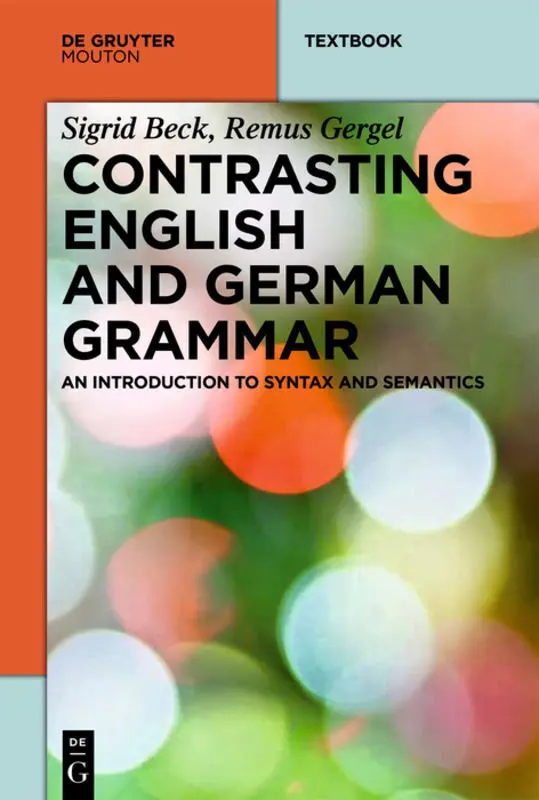 Cover: 9783110300055 | Contrasting English and German Grammar | Sigrid Beck (u. a.) | Buch