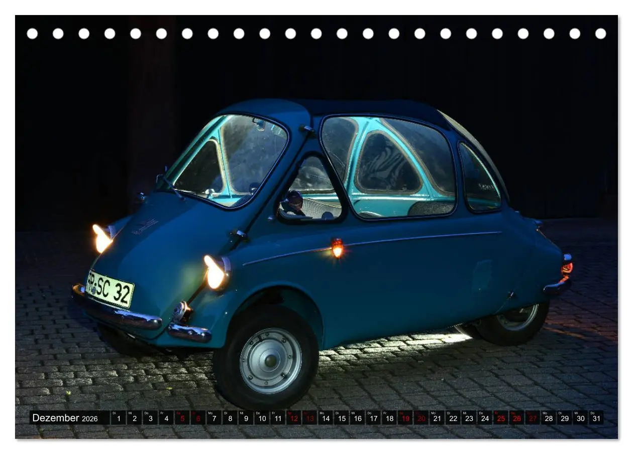 Bild: 9783457900055 | Historische Kleinwagen aus Deutschland (Tischkalender 2026 DIN A5...