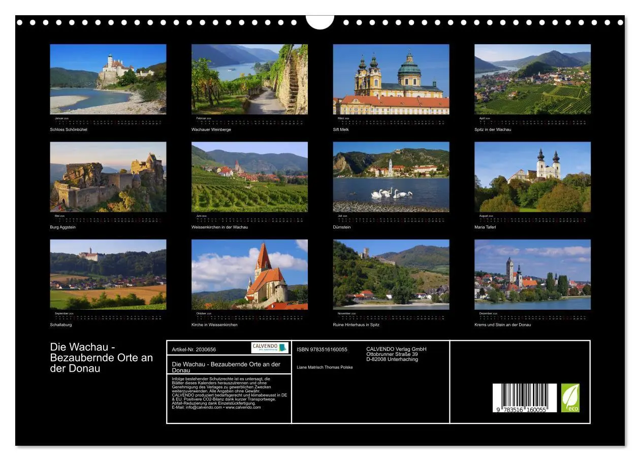 Bild: 9783516160055 | Die Wachau - Bezaubernde Orte an der Donau (Wandkalender 2026 DIN...