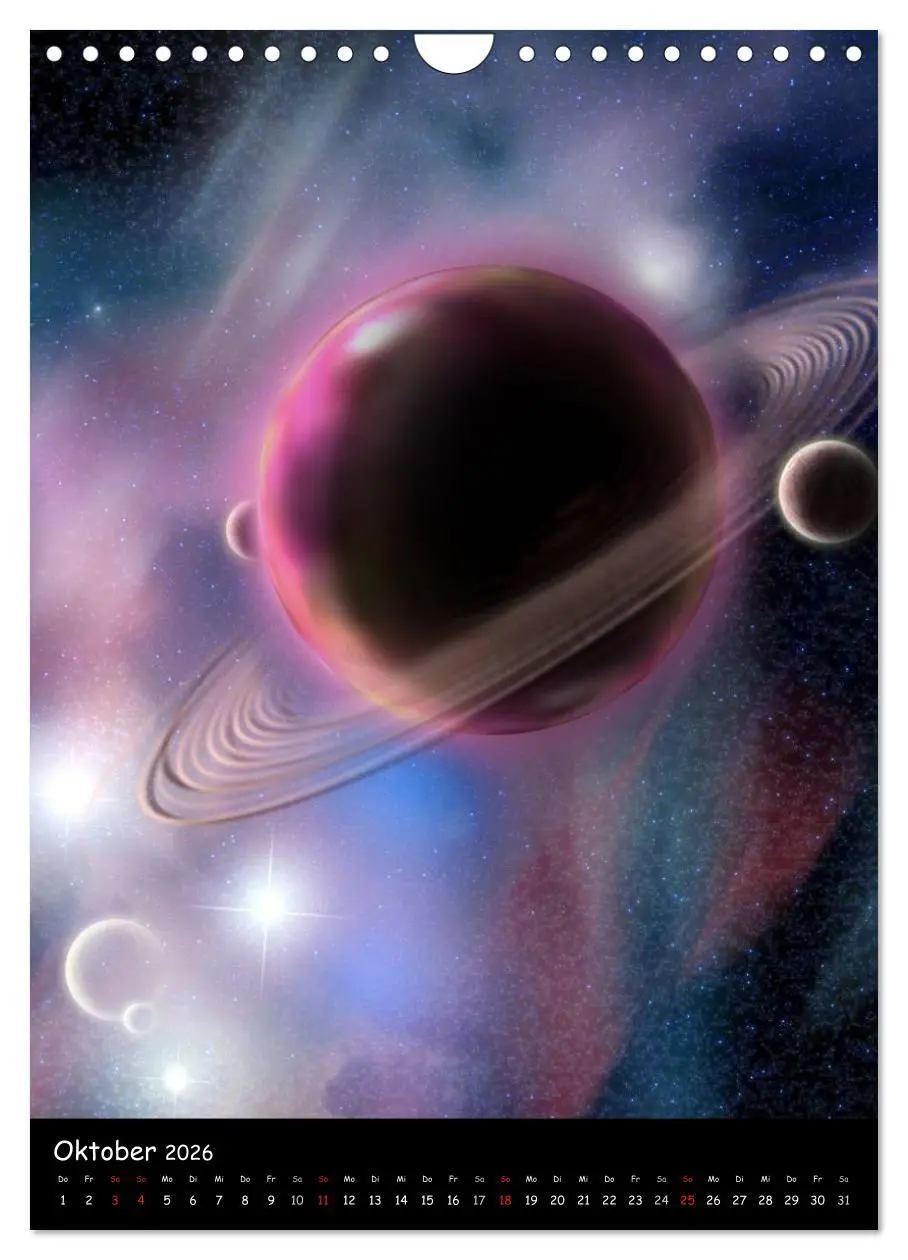 Bild: 9783516470055 | Die Welt der Planeten (Wandkalender 2026 DIN A4 hoch), CALVENDO...