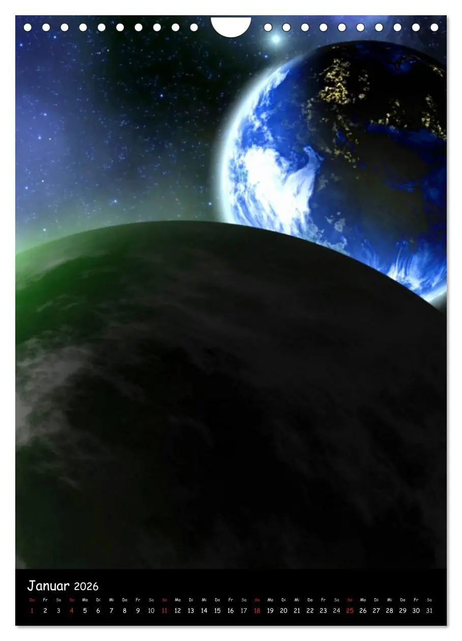 Bild: 9783516470055 | Die Welt der Planeten (Wandkalender 2026 DIN A4 hoch), CALVENDO...