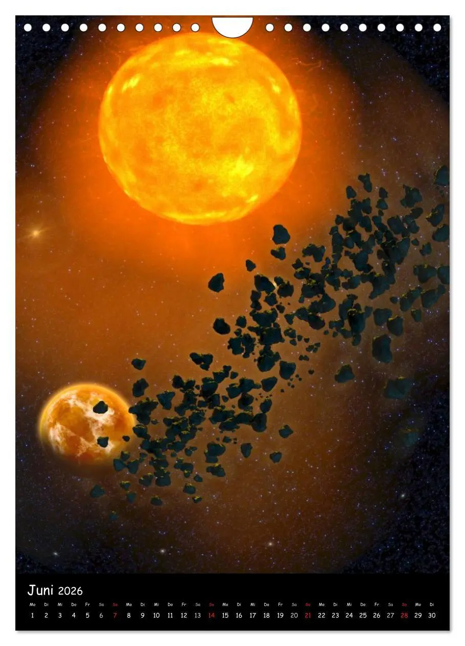 Bild: 9783516470055 | Die Welt der Planeten (Wandkalender 2026 DIN A4 hoch), CALVENDO...