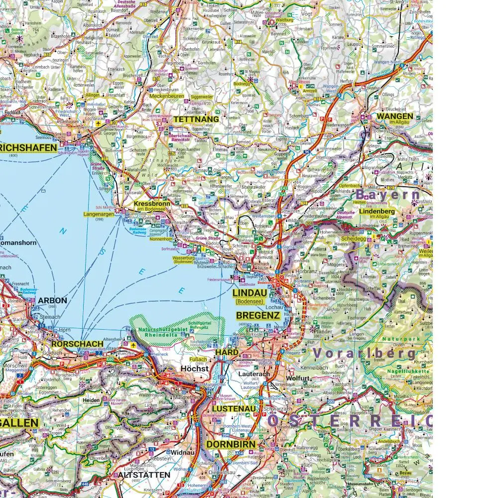 Bild: 9783707920055 | Bodensee mit Bodensee-Radweg, Erlebnisführer 1:130.000, freytag &amp;...