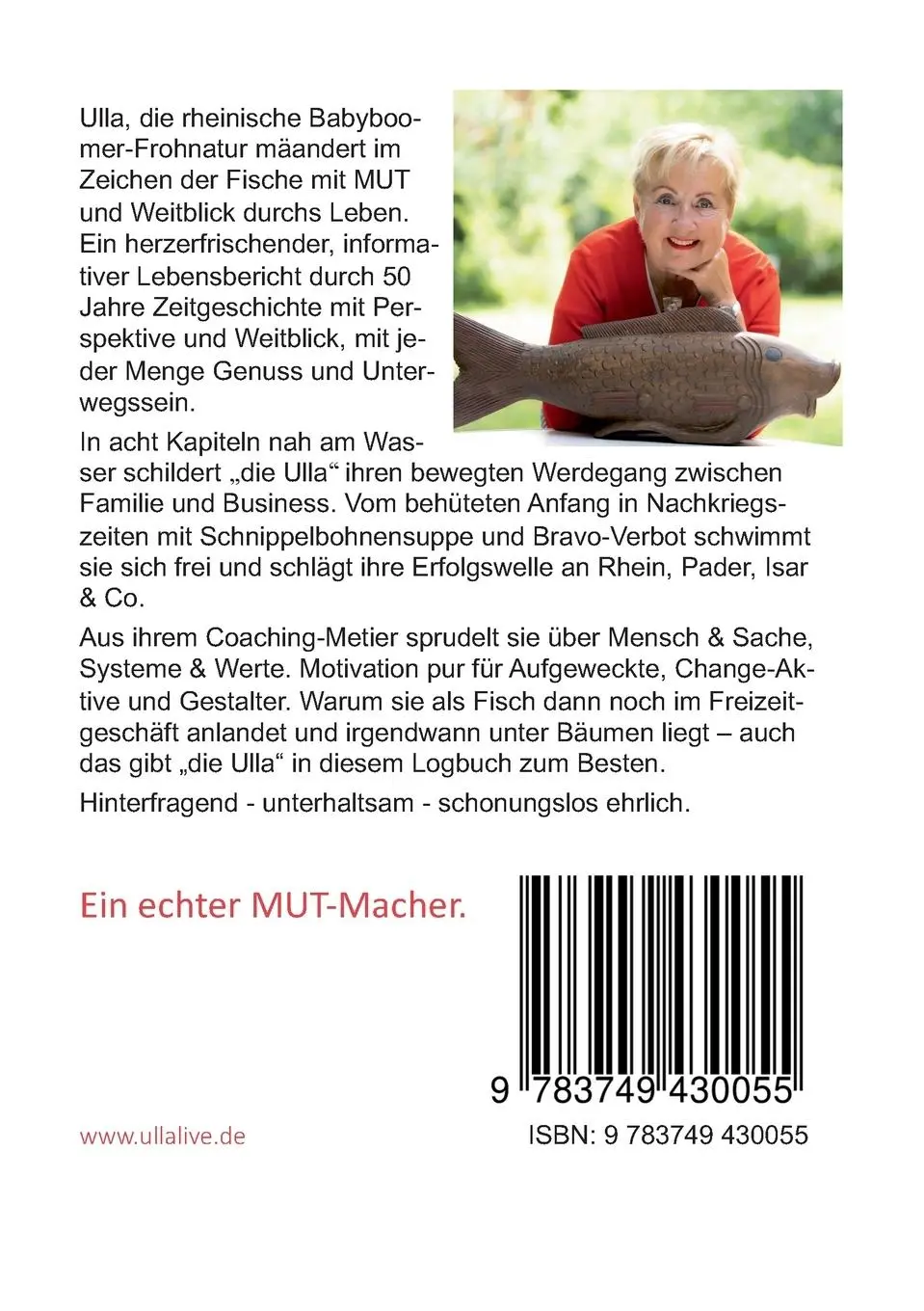 Rückseite: 9783749430055 | Fisch unter Bäumen | Meine Lebensgeschichte als Babyboomerin | Buch