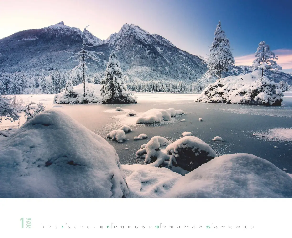 Bild: 4069095000155 | Alpha Edition - Faszinierende Berge 2026 - Wandkalender 52×42,5 cm...