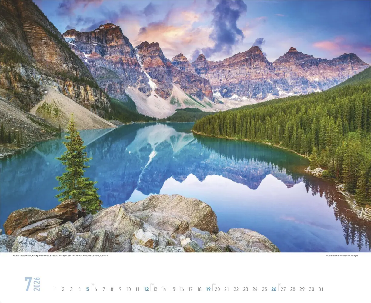 Bild: 4069095000155 | Alpha Edition - Faszinierende Berge 2026 - Wandkalender 52×42,5 cm...