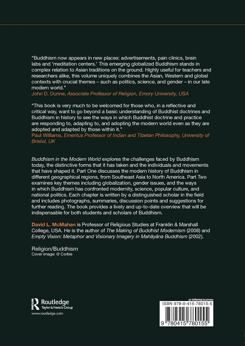 Rückseite: 9780415780155 | Buddhism in the Modern World | David L. McMahan | Taschenbuch | 2011