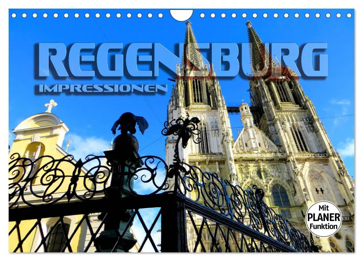 Cover: 9783457990155 | REGENSBURG - Impressionen (Wandkalender 2026 DIN A4 quer), CALVENDO...