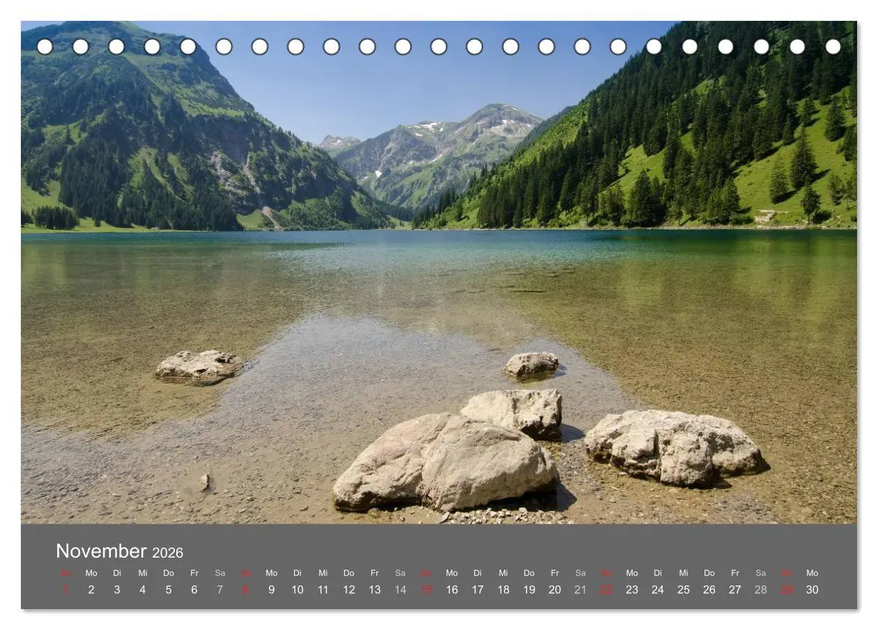 Bild: 9783516220155 | Tannheimer Tal (Tischkalender 2026 DIN A5 quer), CALVENDO...