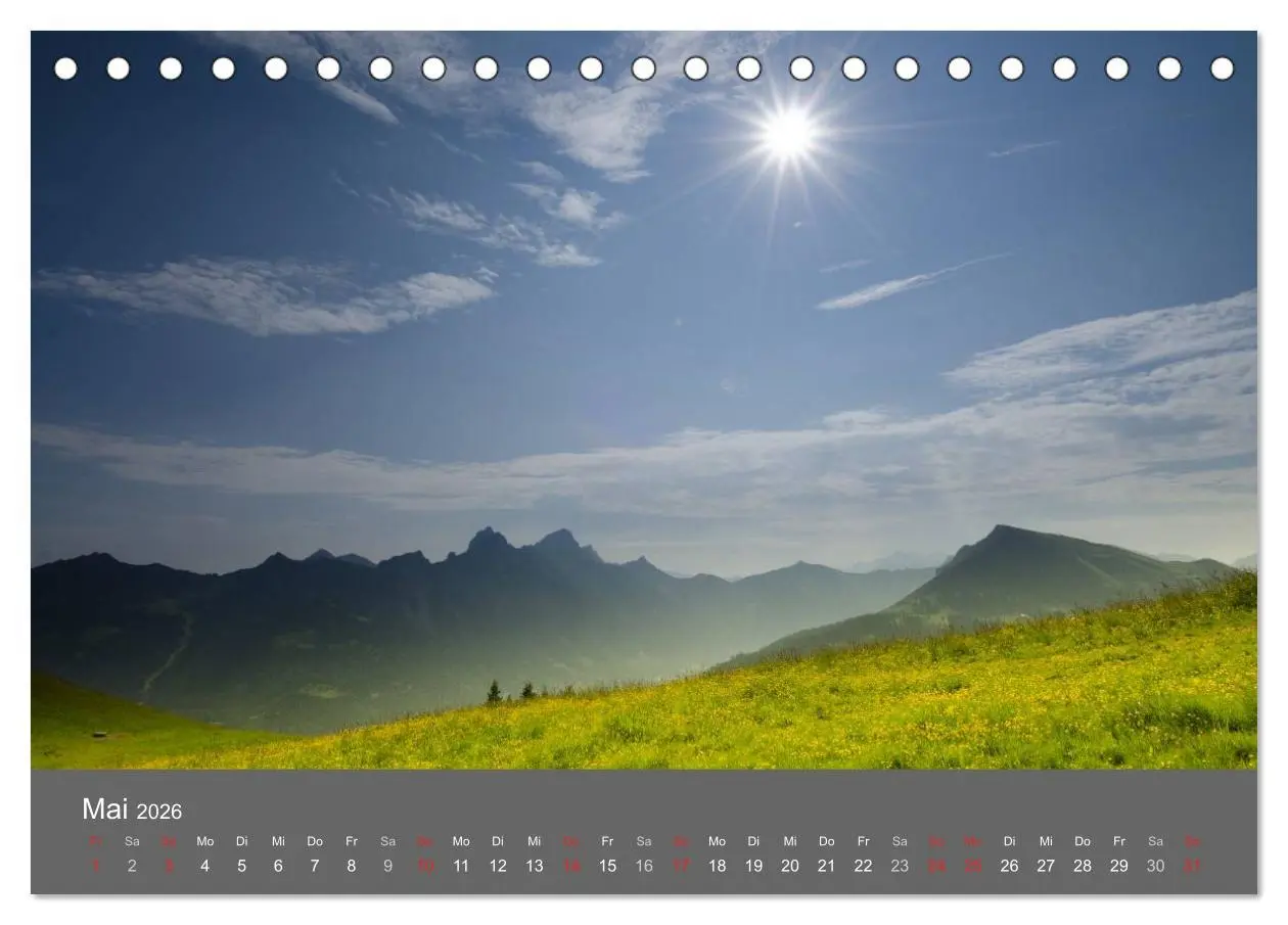 Bild: 9783516220155 | Tannheimer Tal (Tischkalender 2026 DIN A5 quer), CALVENDO...