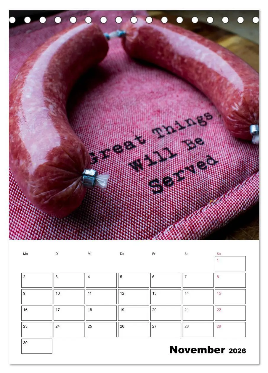 Bild: 9783516390155 | Mettkalender - Spread Some Mett. (Tischkalender 2026 DIN A5 hoch),...