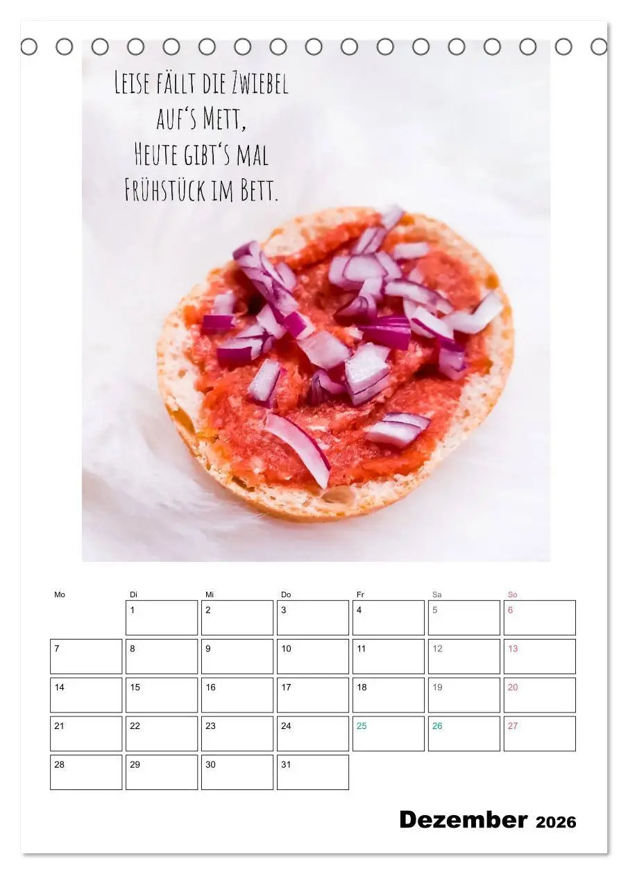 Bild: 9783516390155 | Mettkalender - Spread Some Mett. (Tischkalender 2026 DIN A5 hoch),...