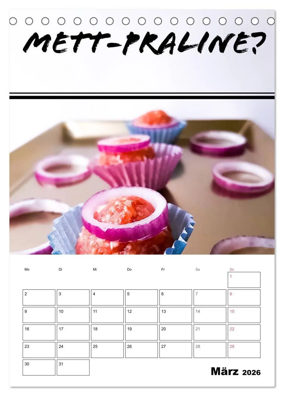 Bild: 9783516390155 | Mettkalender - Spread Some Mett. (Tischkalender 2026 DIN A5 hoch),...