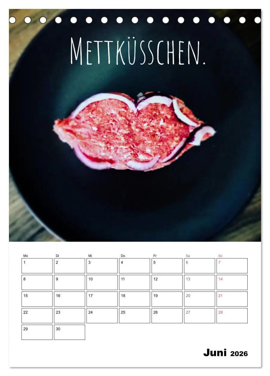 Bild: 9783516390155 | Mettkalender - Spread Some Mett. (Tischkalender 2026 DIN A5 hoch),...