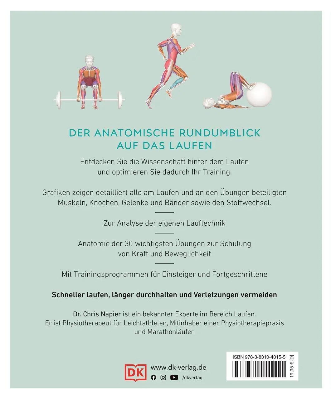Rückseite: 9783831040155 | Lauftraining - Die Anatomie verstehen | Chris Napier | Taschenbuch