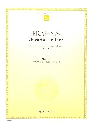 Cover: 9790001090155 | Ungarische Tanz 5 | Johannes Brahms | Buch | Schott Music