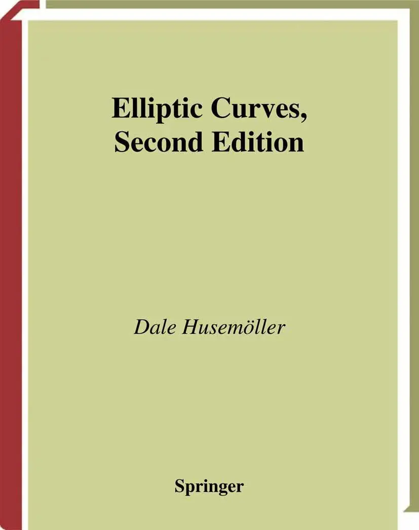 Cover: 9781441930255 | Elliptic Curves | Dale Husemöller | Taschenbuch | xxii | Englisch
