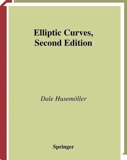 Bild: 9781441930255 | Elliptic Curves | Dale Husemöller | Taschenbuch | xxii | Englisch
