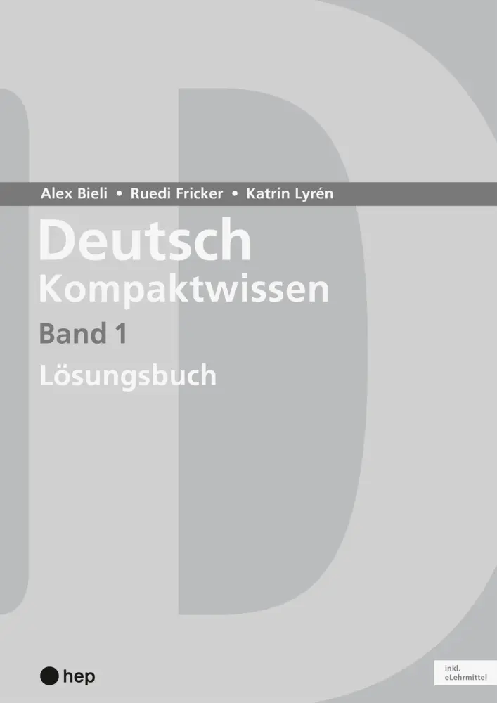 Cover: 9783035520255 | Deutsch Kompaktwissen. Band 1, Lösungen (Print inkl. digitaler...