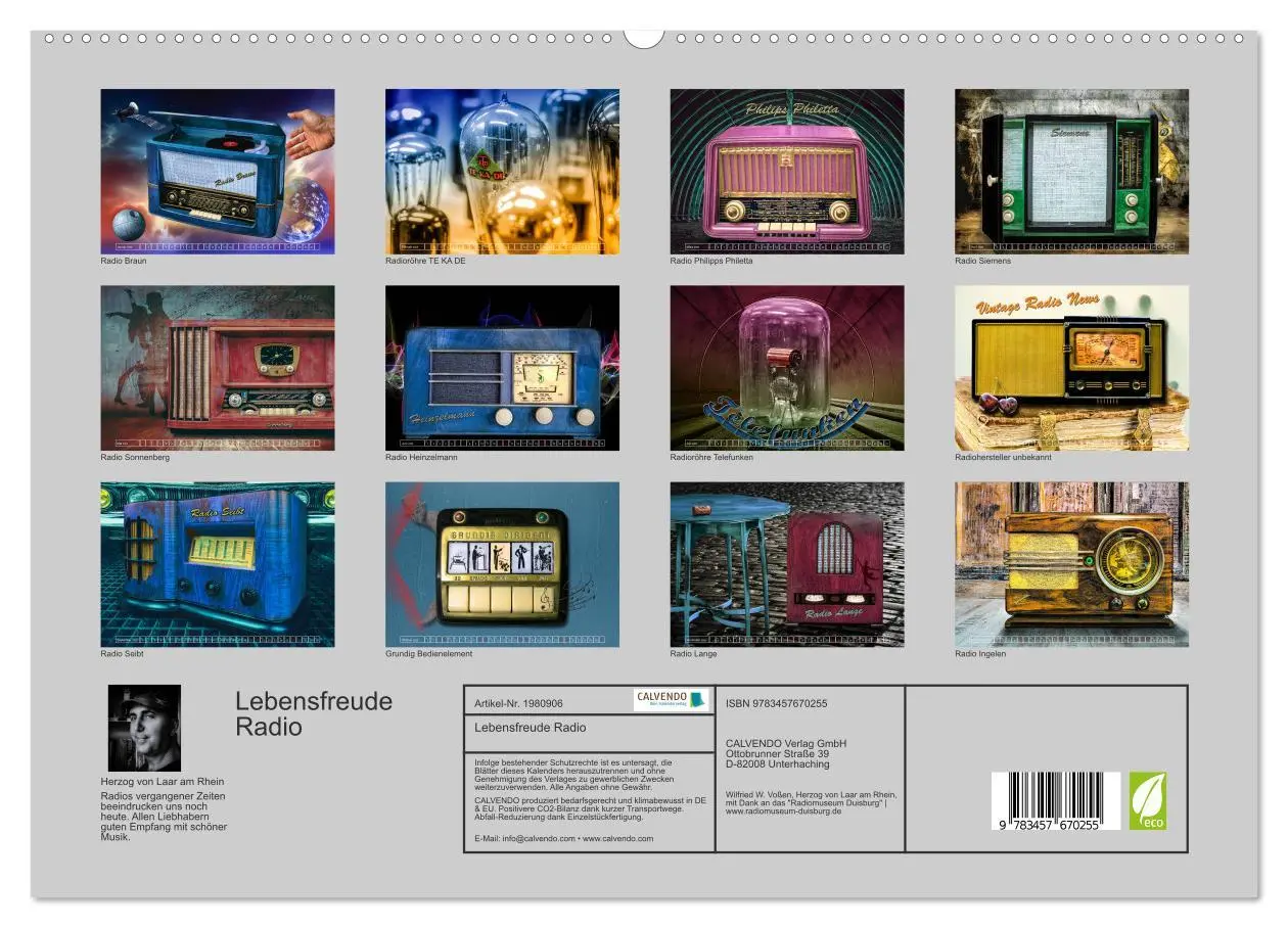 Bild: 9783457670255 | Lebensfreude Radio (hochwertiger Premium Wandkalender 2026 DIN A2...