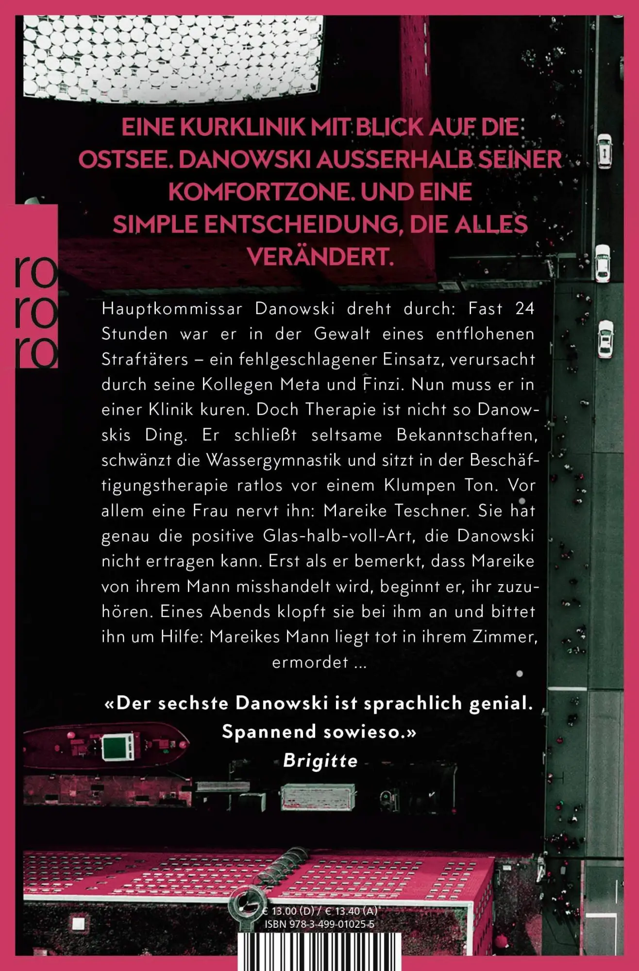 Rückseite: 9783499010255 | Danowski: Hausbruch | Kriminalroman | Till Raether | Taschenbuch