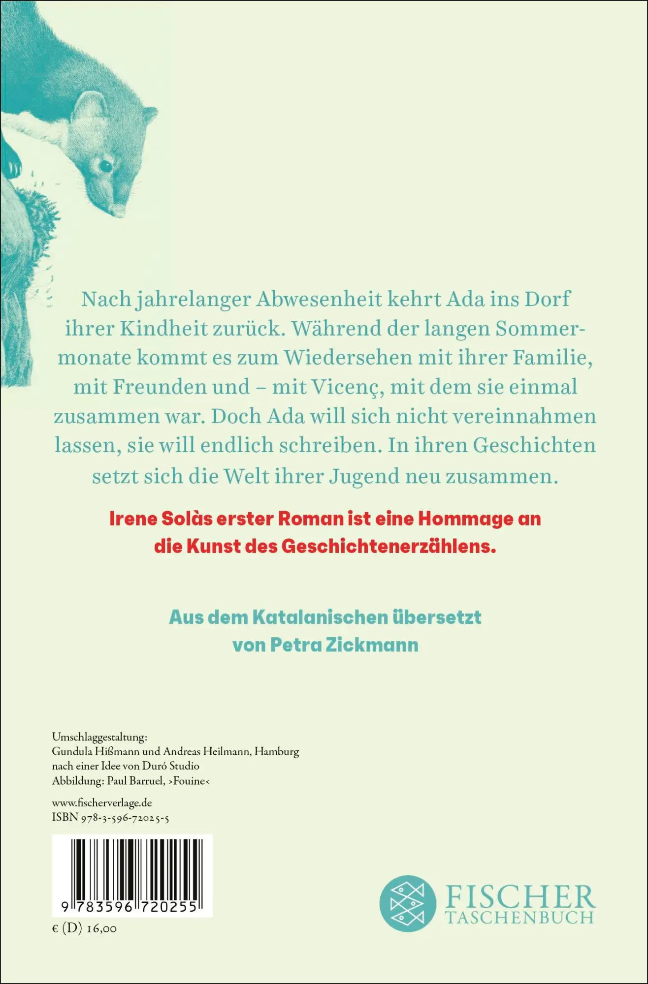 Rückseite: 9783596720255 | Die Deiche | Roman | Irene Solà | Taschenbuch | 272 S. | Deutsch