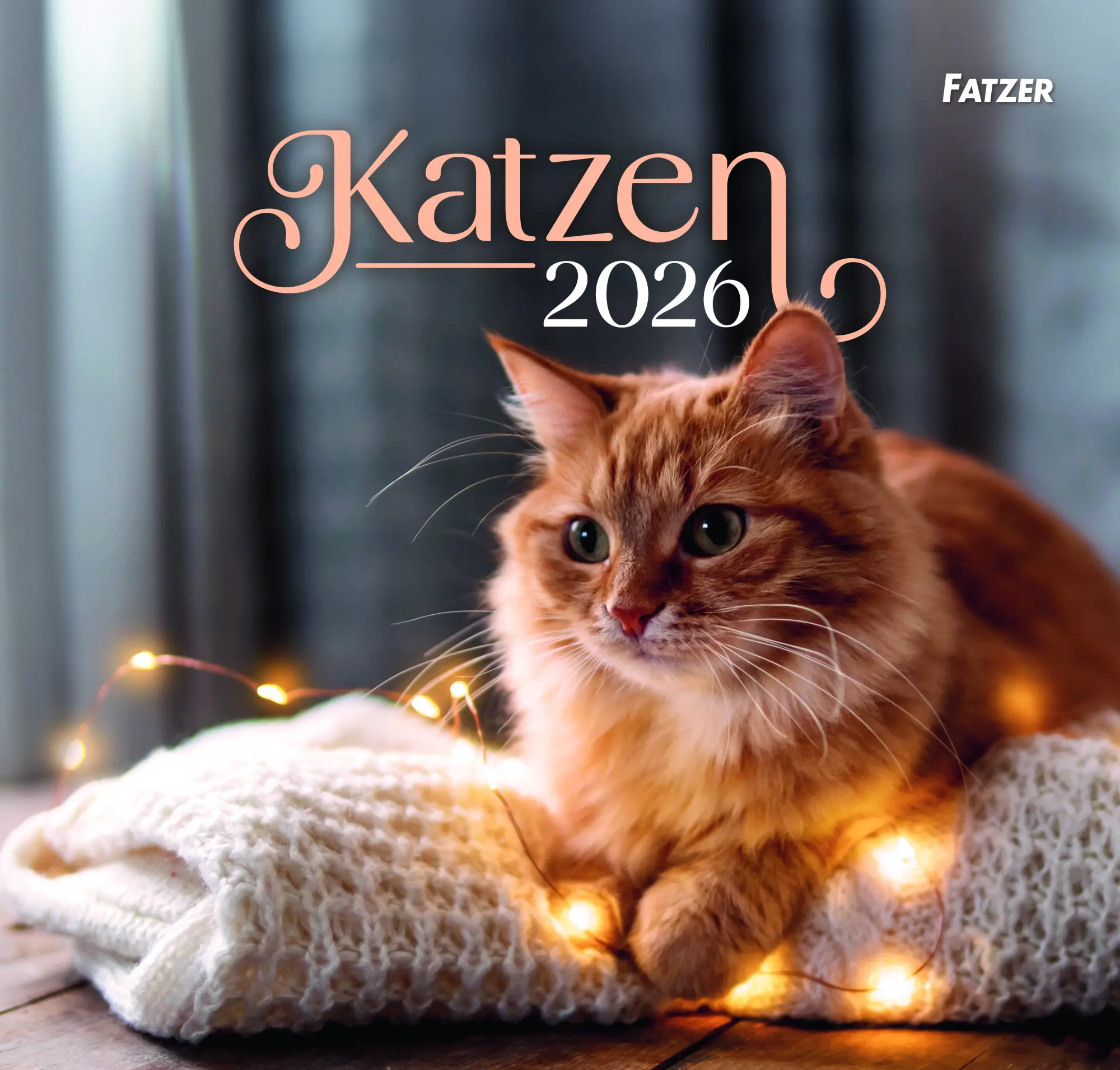 Cover: 9783690220255 | Katzen - Wandkalender 2026 | 13 S., 13 Farbfotos, 13 Illustr. | 2026