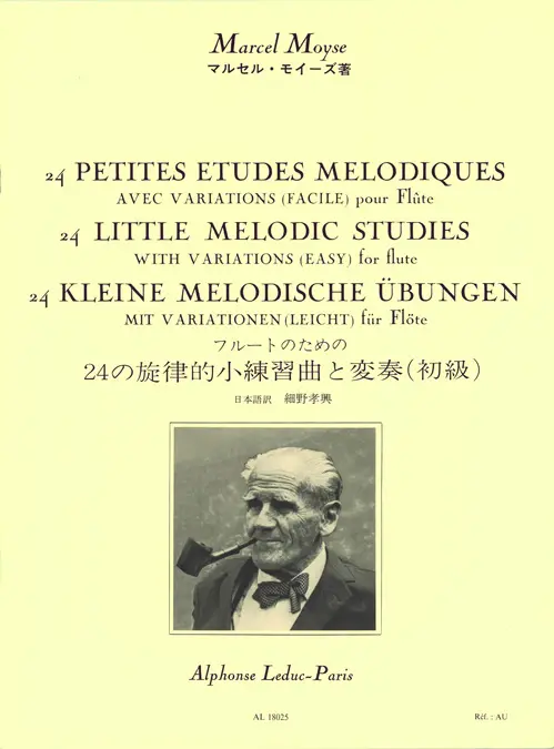 Cover: 9790046180255 | 24 Petites Etudes Melodiques | Marcel Moyse | Buch | Alphonse Leduc