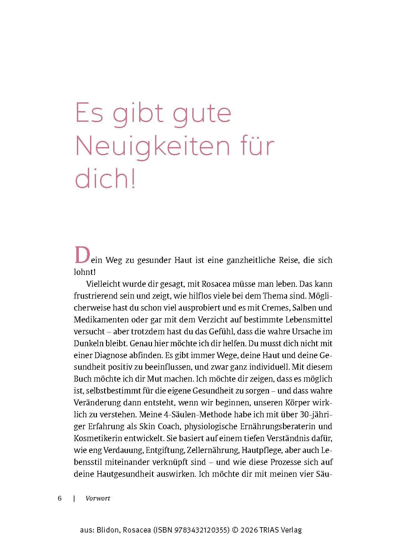 Bild: 9783432120355 | Rosacea | Elke Blidon | Taschenbuch | 176 S. | Deutsch | 2025 | TRIAS