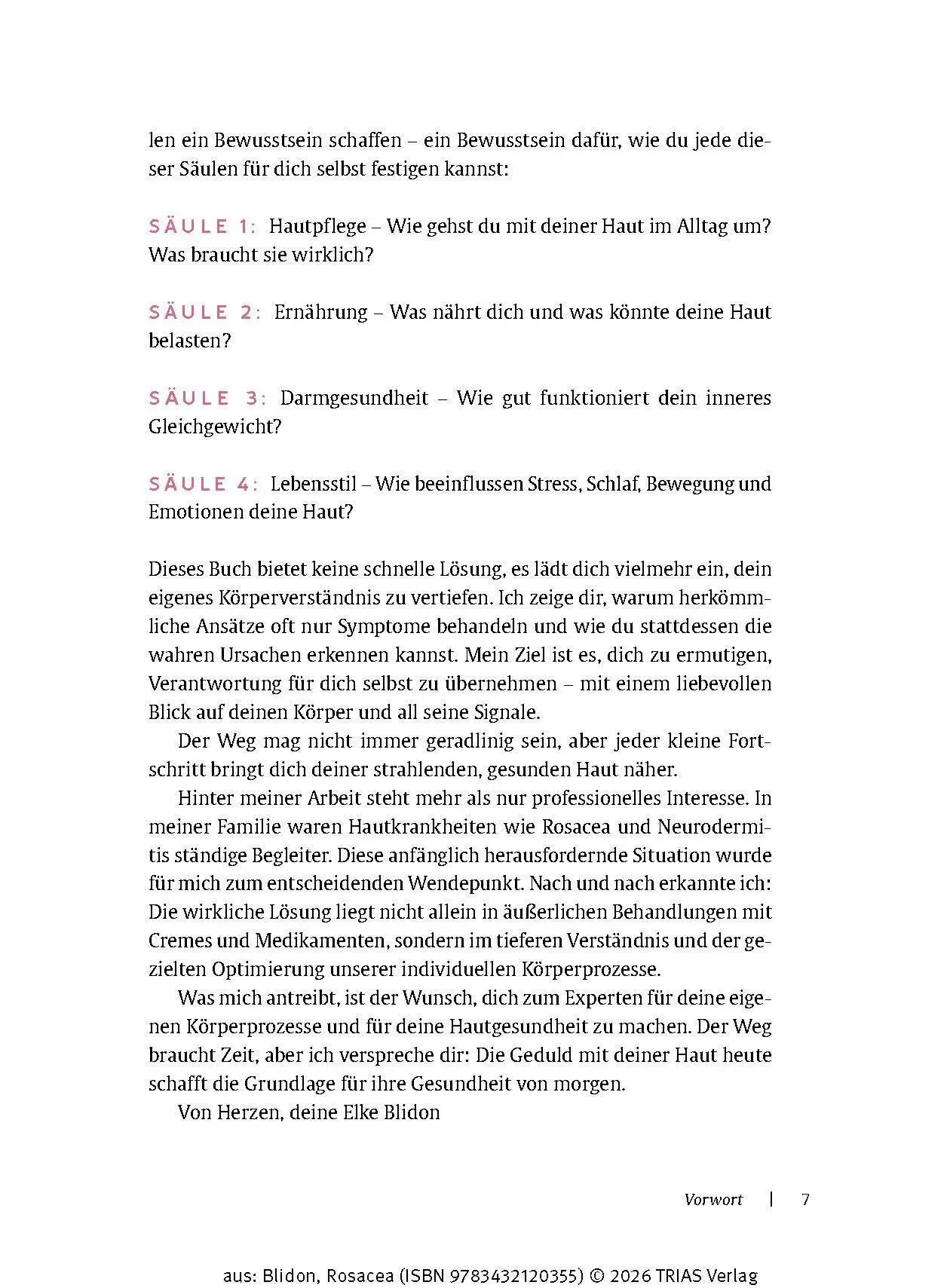 Bild: 9783432120355 | Rosacea | Elke Blidon | Taschenbuch | 176 S. | Deutsch | 2025 | TRIAS