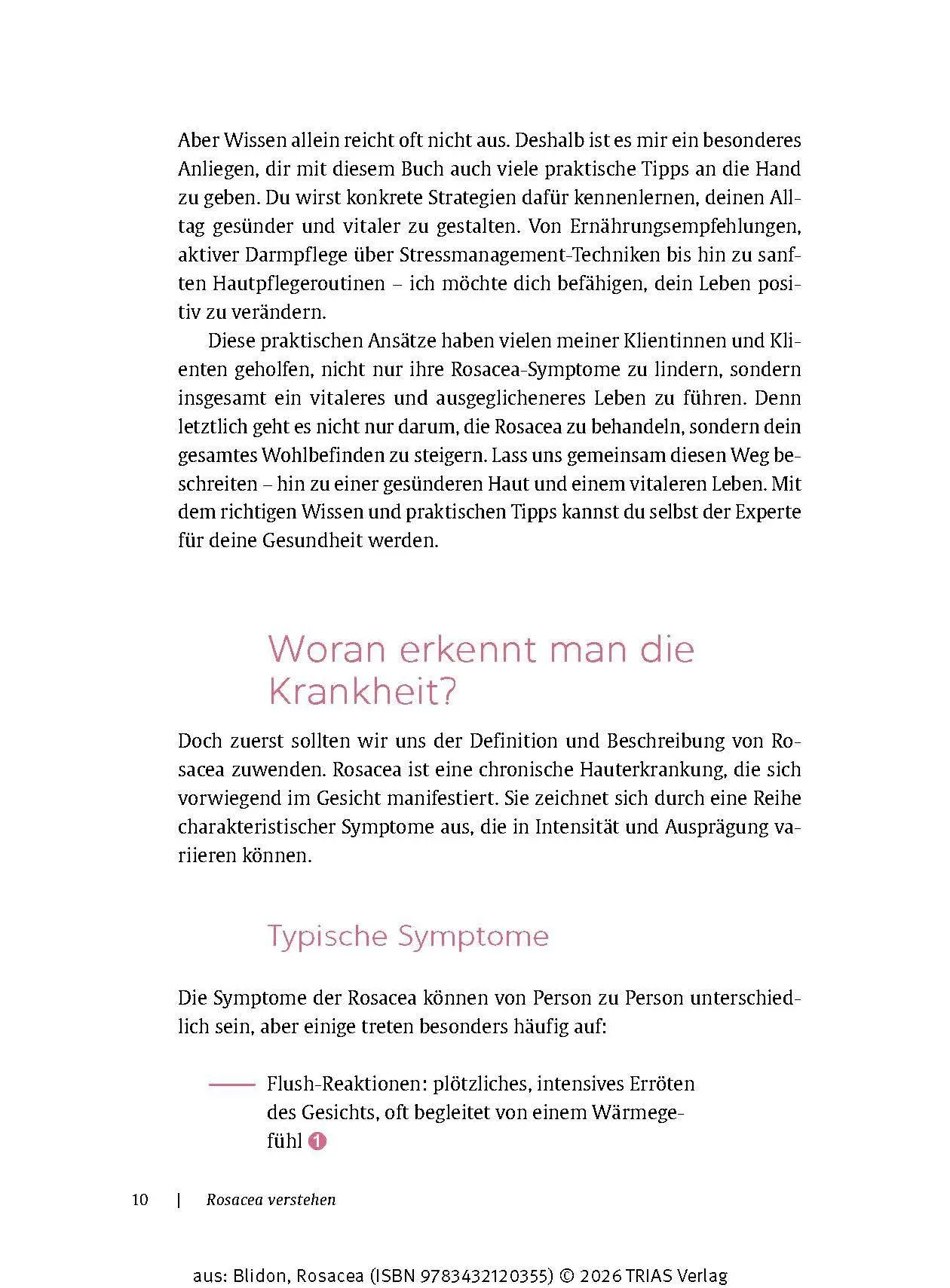 Bild: 9783432120355 | Rosacea | Elke Blidon | Taschenbuch | 176 S. | Deutsch | 2025 | TRIAS
