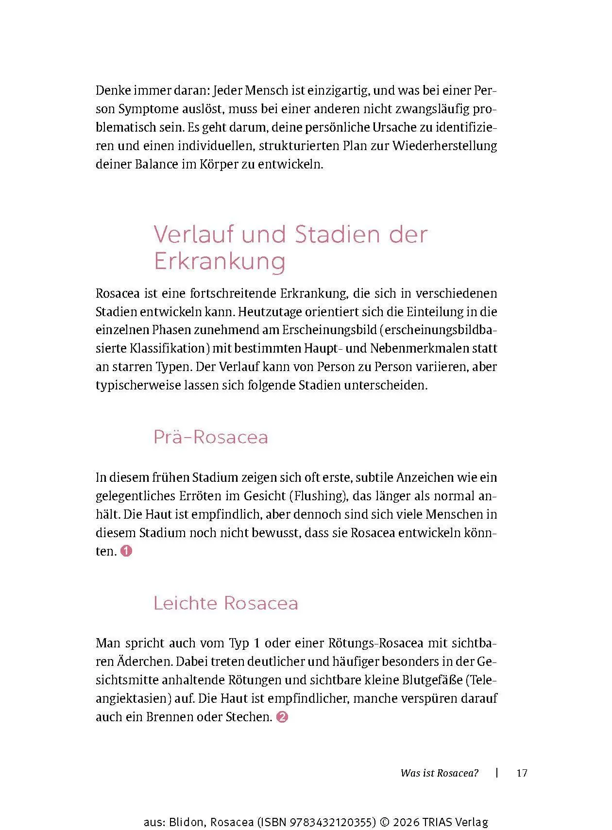 Bild: 9783432120355 | Rosacea | Elke Blidon | Taschenbuch | 176 S. | Deutsch | 2025 | TRIAS