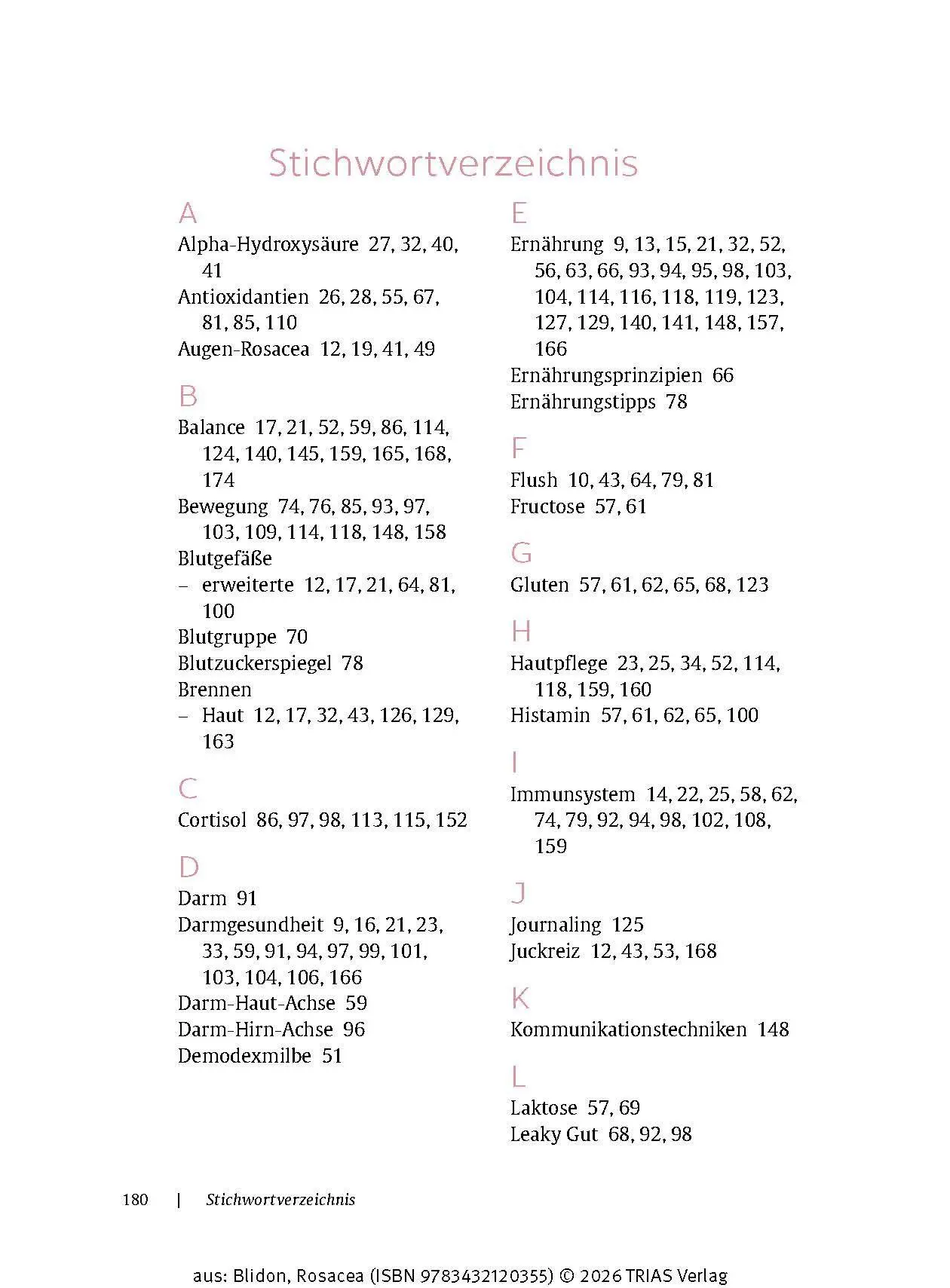 Bild: 9783432120355 | Rosacea | Elke Blidon | Taschenbuch | 176 S. | Deutsch | 2025 | TRIAS