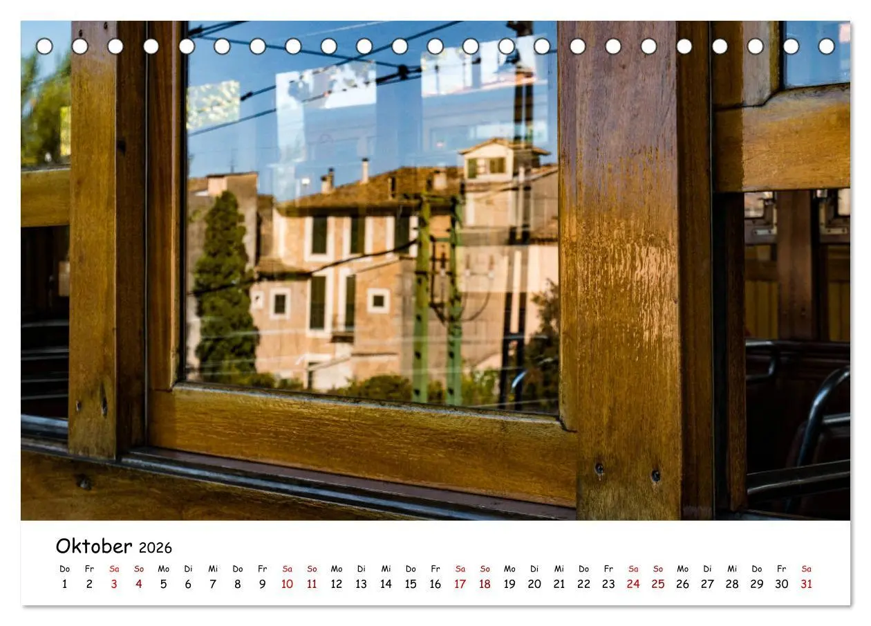Bild: 9783457730355 | Die Schienen von Soller und Port de Soller (Tischkalender 2026 DIN...
