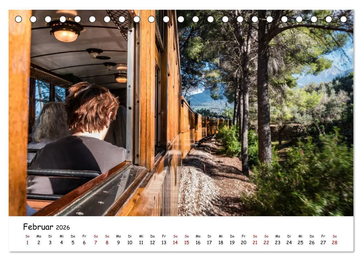Bild: 9783457730355 | Die Schienen von Soller und Port de Soller (Tischkalender 2026 DIN...