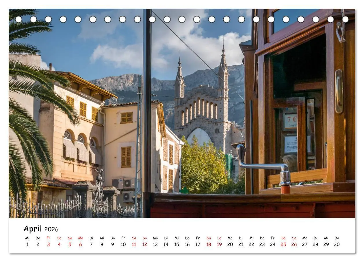 Bild: 9783457730355 | Die Schienen von Soller und Port de Soller (Tischkalender 2026 DIN...
