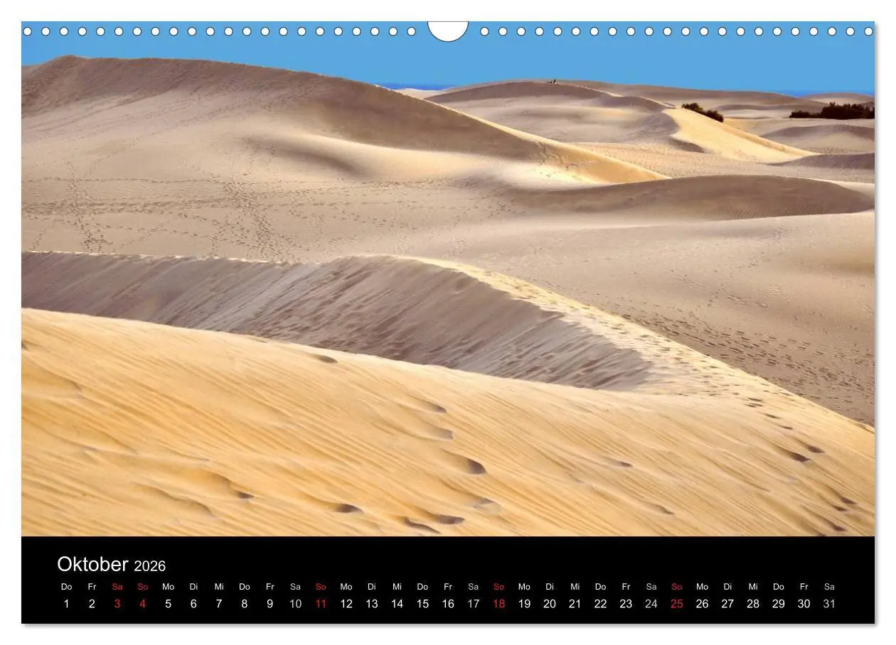 Bild: 9783516200355 | GRAN CANARIA/Dünen von Maspalomas (Wandkalender 2026 DIN A3 quer),...