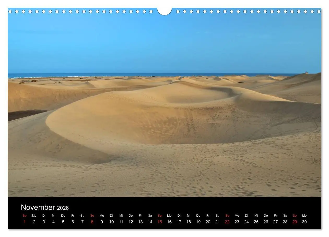 Bild: 9783516200355 | GRAN CANARIA/Dünen von Maspalomas (Wandkalender 2026 DIN A3 quer),...