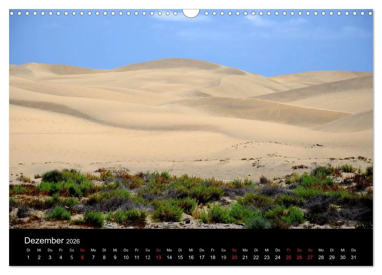 Bild: 9783516200355 | GRAN CANARIA/Dünen von Maspalomas (Wandkalender 2026 DIN A3 quer),...