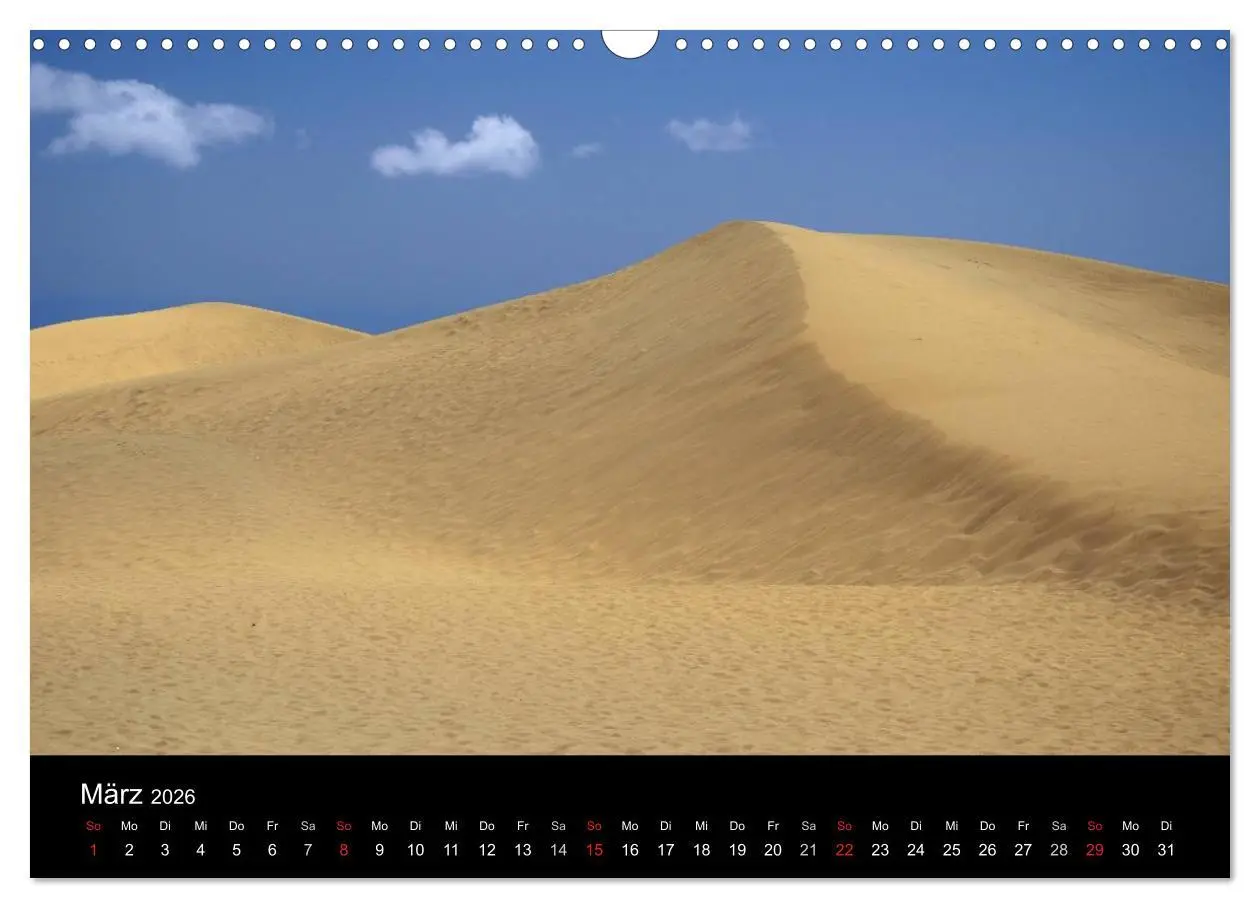 Bild: 9783516200355 | GRAN CANARIA/Dünen von Maspalomas (Wandkalender 2026 DIN A3 quer),...