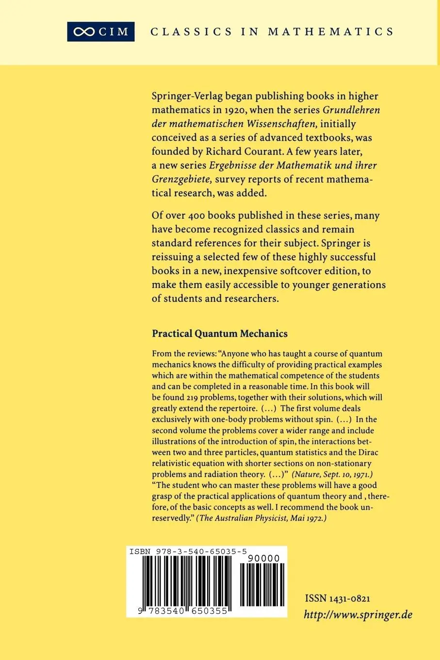 Rückseite: 9783540650355 | Practical Quantum Mechanics | Siegfried Flügge | Taschenbuch | xv