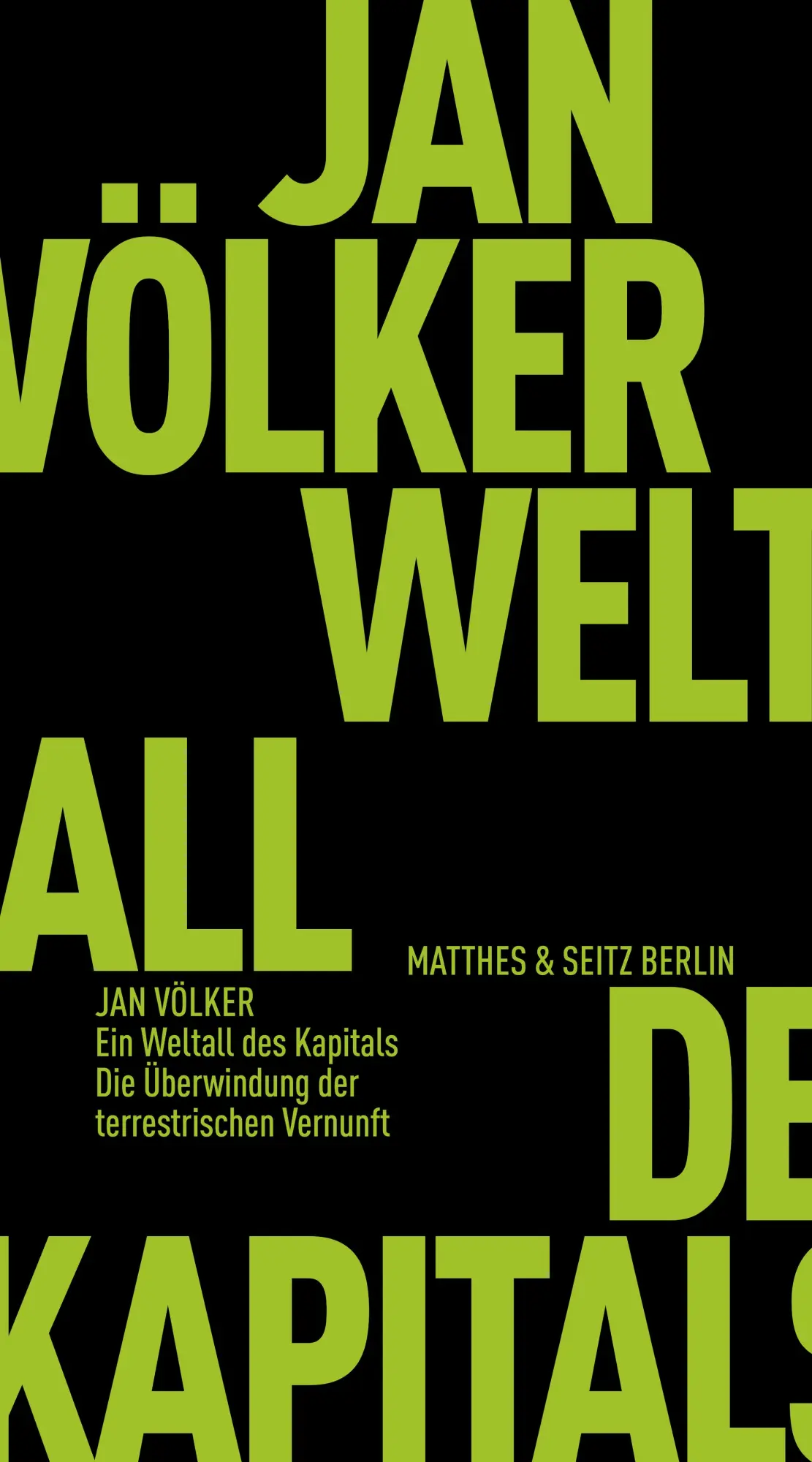 Cover: 9783751830355 | Ein Weltall des Kapitals | Die Überwindung der terrestrischen Vernunft