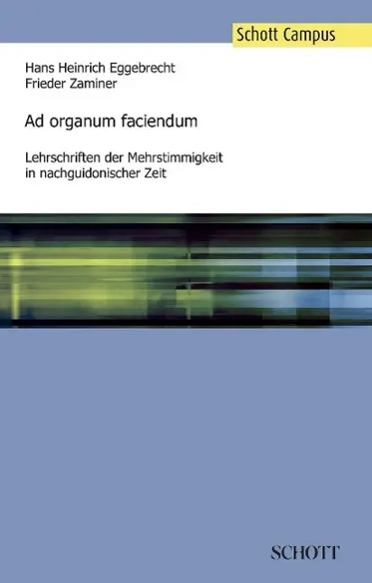 Cover: 9783959830355 | Ad organum faciendum | Hans Heinrich Eggebrecht (u. a.) | Taschenbuch