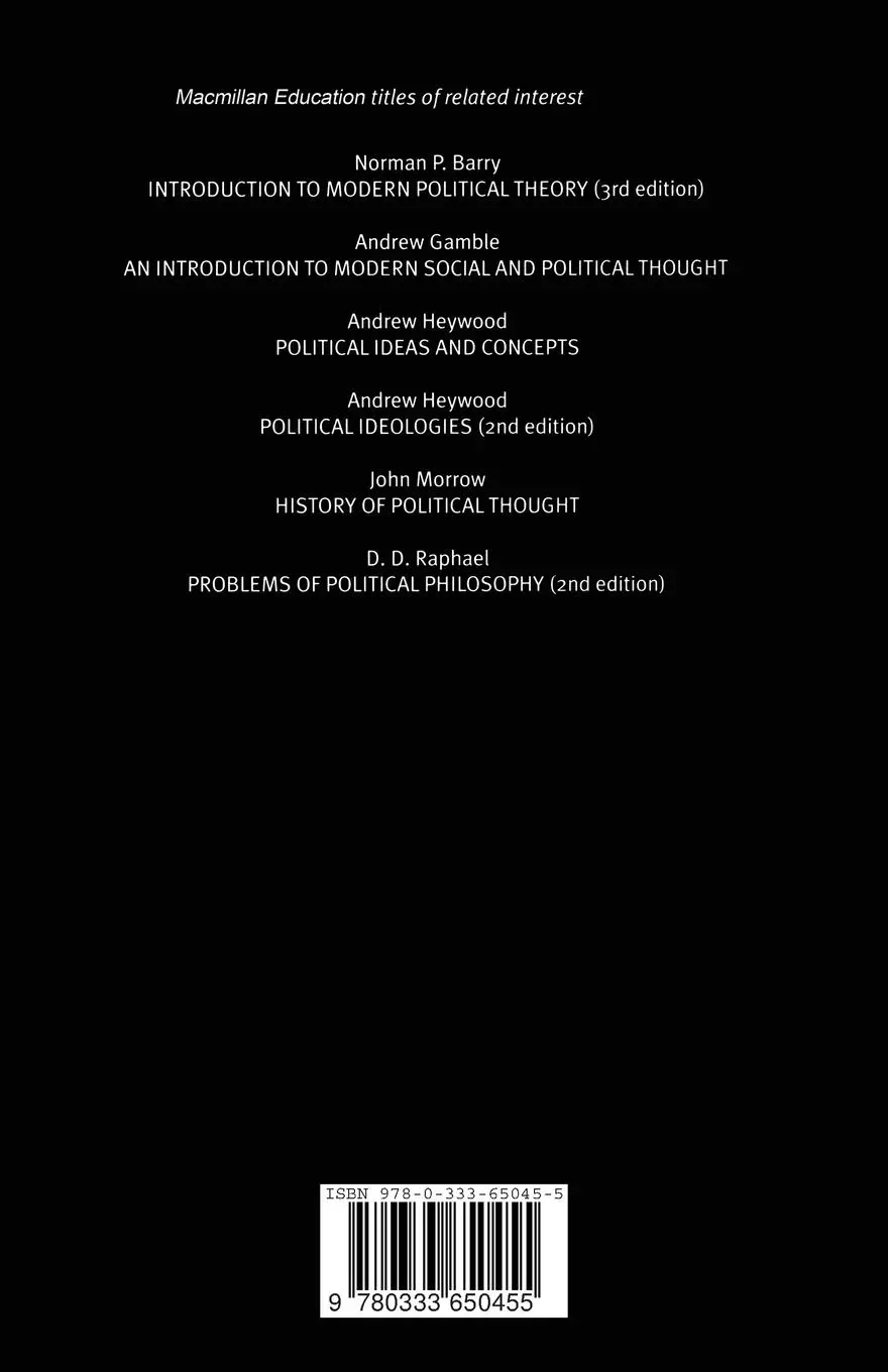 Rückseite: 9780333650455 | The Age of Ideology | John Schwarzmantel | Taschenbuch | Englisch