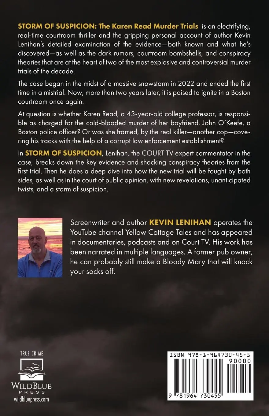 Rückseite: 9781964730455 | Storm of Suspicion | The Karen Read Murder Trials | Kevin Lenihan