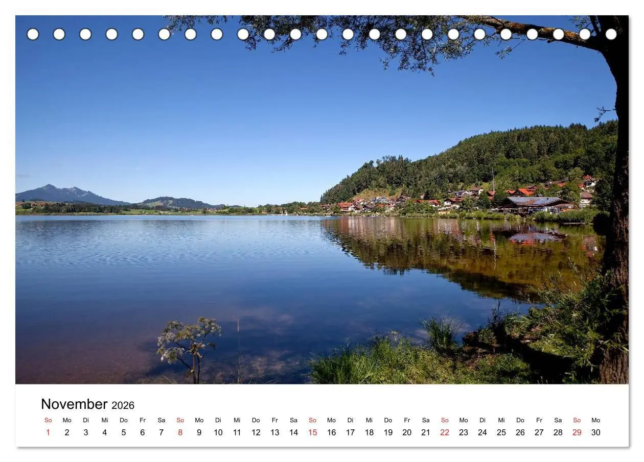 Bild: 9783457960455 | Hopfensee - Riviera des Allgäus (Tischkalender 2026 DIN A5 quer),...