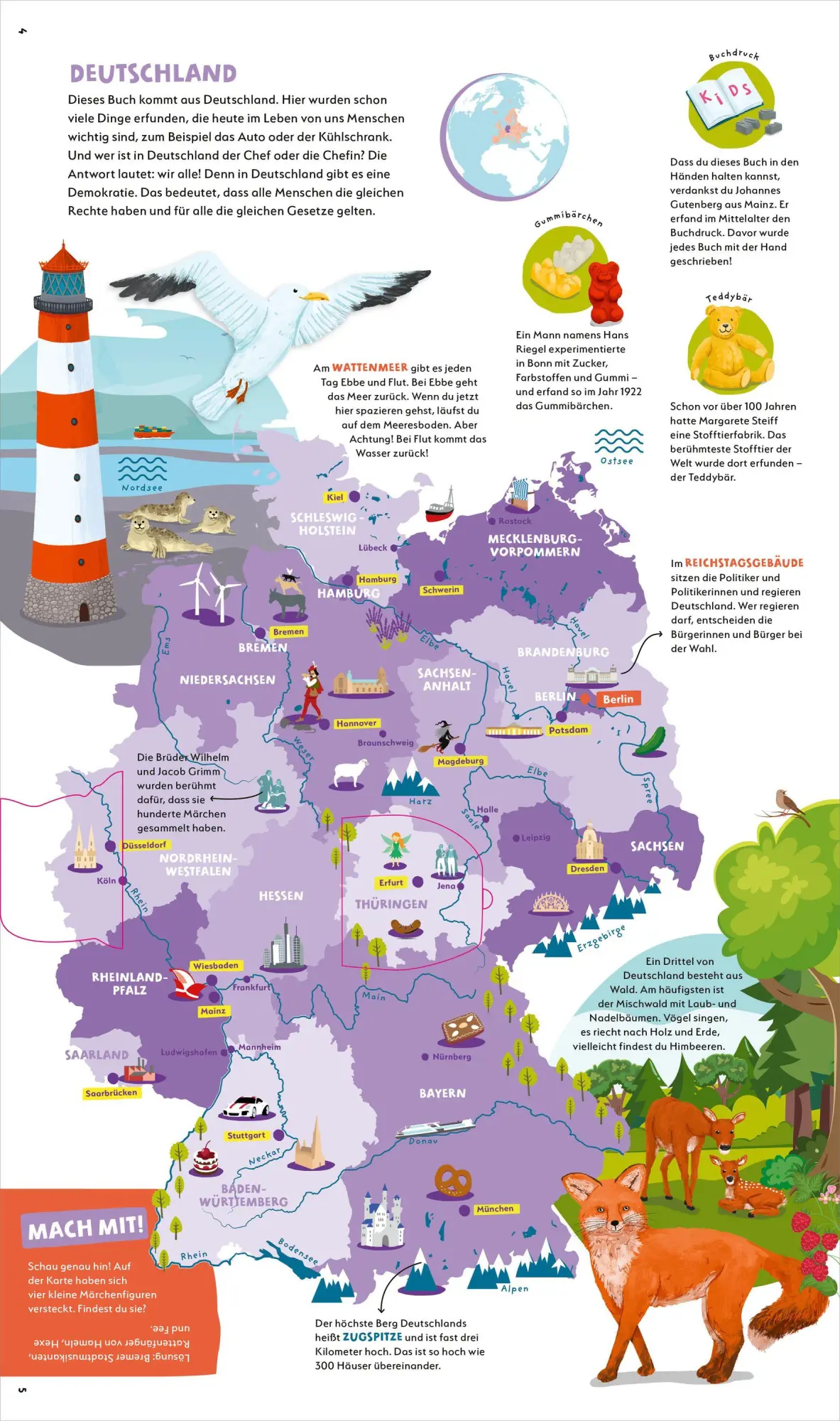 Bild: 9783788620455 | WAS IST WAS Kids Weltatlas. Reise mit uns um die Erde! | Gundi Herget